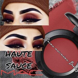 MAC Matte Eyeshadow in Haute Sauce (Intense Brick Red)